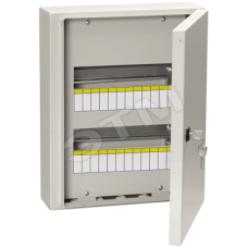 Щит распределительный навесной ЩРн-24з IP54 с замком У2 (MKM11-N-24-54-Z)